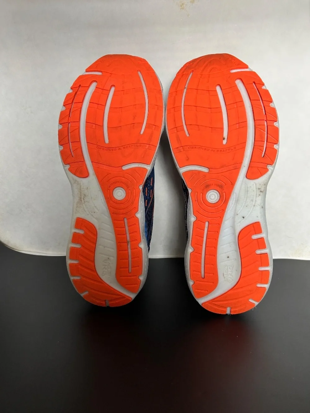 Brooks Glycerine 20 GTS Blue Depths/Palace Blue/Orange Sneakers,, Size 12.5 2E - Picture 9 of 11